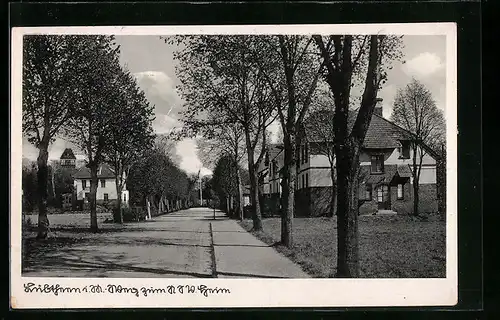 AK Lübtheen i. Meckl., Strassenpartie, NSV Heim