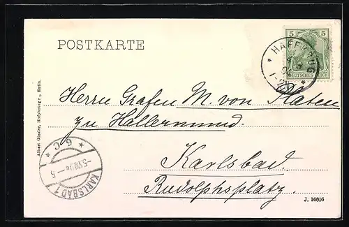 AK Stawedder, Strassenpartie mit Anwohnern