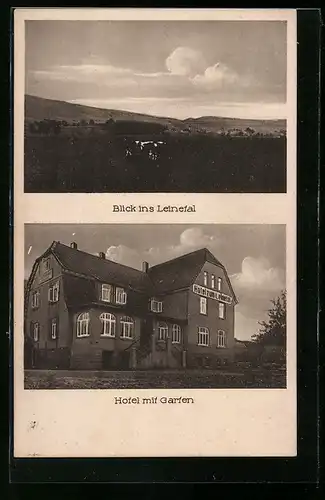 AK Kreiensen /Harz, Hotel u. Restaurant zum Leinetal, Bes.: Hermann Wille