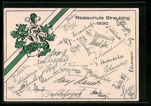 AK Straubing, Absolvia Realschule 1930