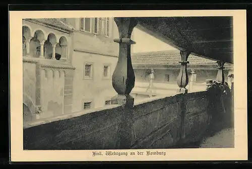 AK Hall, Wehrgang an der Komburg