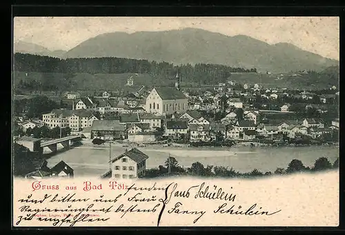 AK Bad Tölz, Teilansicht des Ortes