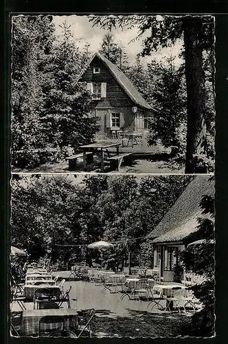 AK Eutin, Seescharwald, Cafe Waldhaus Gieslershöh