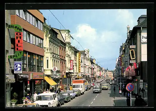 AK Siegburg, Blick in die Kaiserstrasse