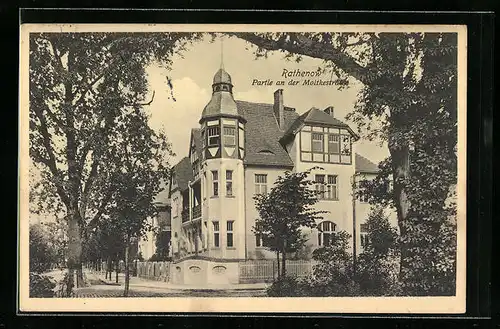 AK Rathenow, Partie an der Moltkestrasse