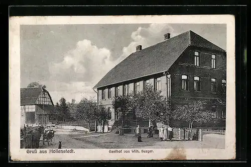 AK Hollenstedt, Gasthof von Wilh. Seeger