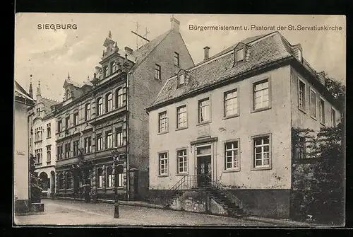 AK Siegburg, Bürgermeisteramt und Pastorat der St. Servatiuskirche