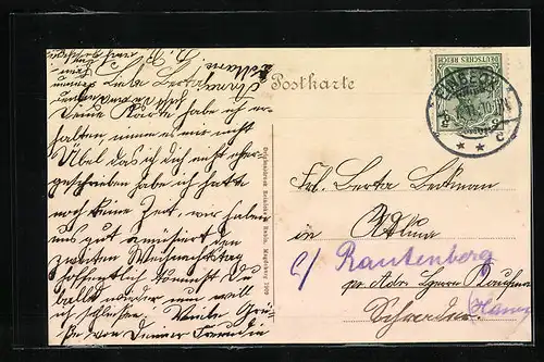 AK Einbeck, Tidexerstrasse mit alter Stadtmauer