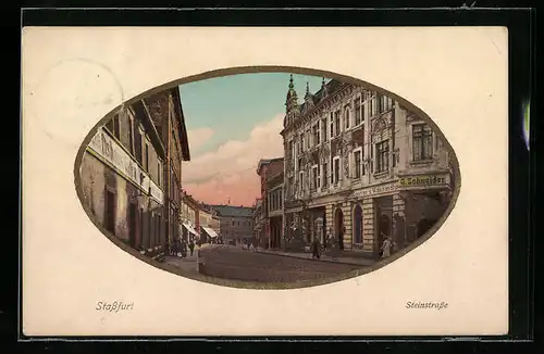 AK Stassfurt, Blick in die Steinstrasse