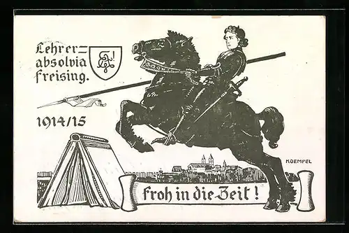 AK Freising, Lehrerabsolvia 1914 / 1915