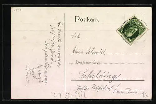 AK Freising, Lehrerabsolvia 1914 / 1915