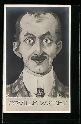 AK Pilot Orville Wright im karierten Anzug