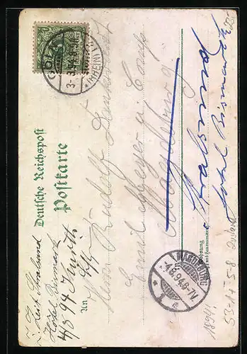 Vorläufer-Lithographie Cöln a. Rhein, Der Dom 1894