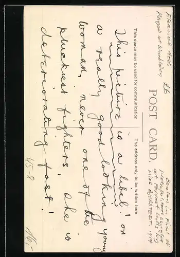 AK Tennisspielerin Miss E. Coss