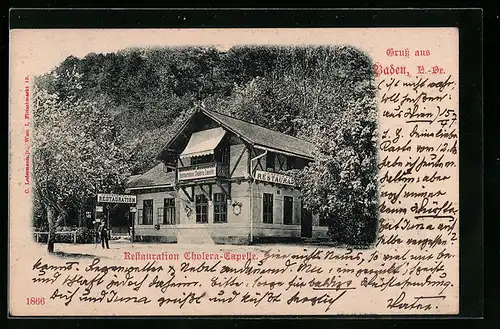 AK Baden, Restaurant Cholera-Capelle