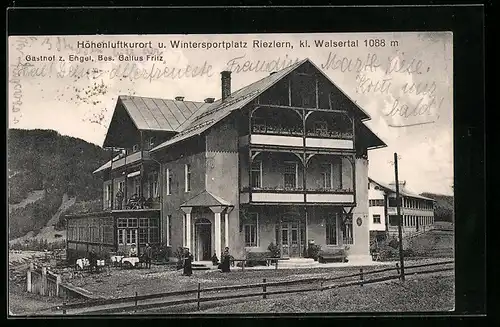 AK Riezlern /Kl. Walsertal, Gasthof zum Engel von Gallus Fritz