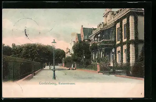 AK Godesberg, Partie an der Kaiserstrasse