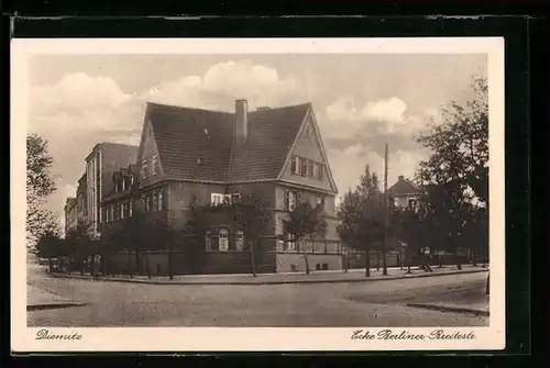 AK Diemitz, Berliner Ecke Breitestrasse