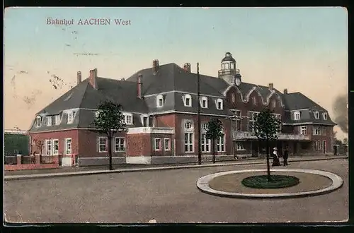 AK Aachen, Bahnhof Aachen West