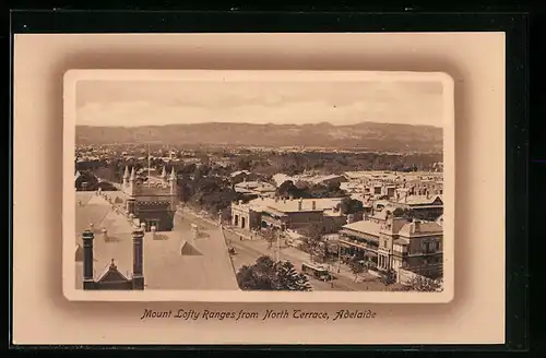 AK Adelaide, Mount Lofty Ranges from North Terrace