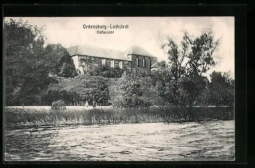 AK Lochstedt, Ordensburg, Haffansicht