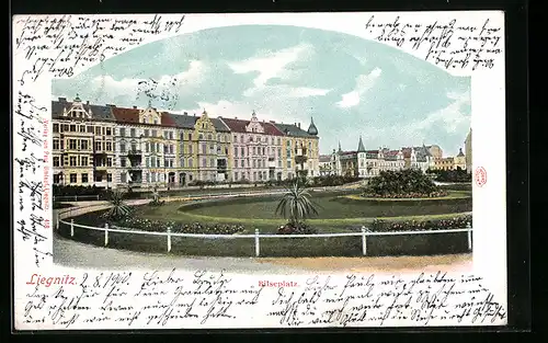 AK Liegnitz, Bilseplatz im Sonnenschein