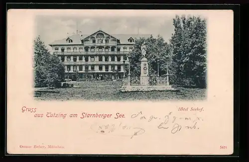 AK Tutzing am Starnberger See, Hotel Seehof