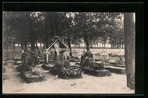 AK Kriegsgräber Oberstl. Tiersen