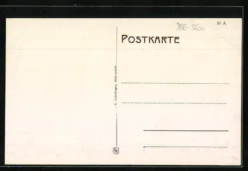 AK Halberstadt, Fischmarkt mit Rathaus und Ratskeller