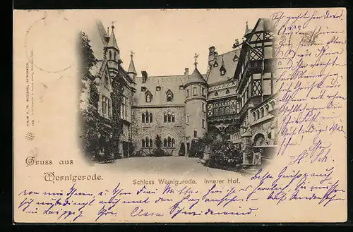 AK Wernigerode, Schloss, Innerer Hof