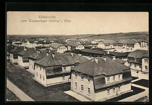 AK Ohrdruf i. Thür., Totalansicht vom Truppenübungsplatz