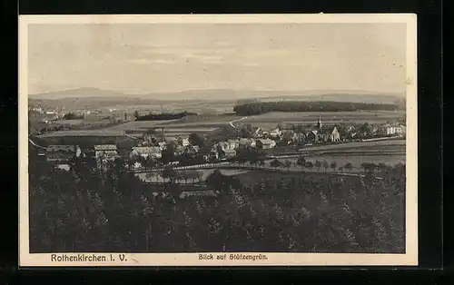 AK Rothenkirchen i. V., Blick auf Stützengrün