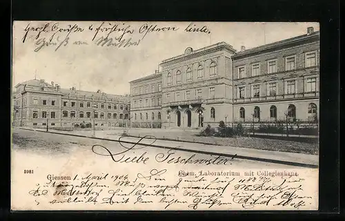 AK Giessen, Chem. Laboratorium mit Collegienhaus