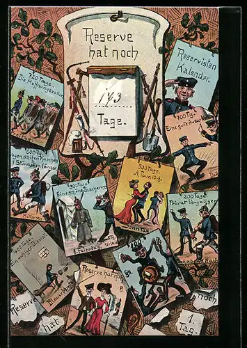 AK Reserve hat noch 98 Tage, Reservisten-Kalender