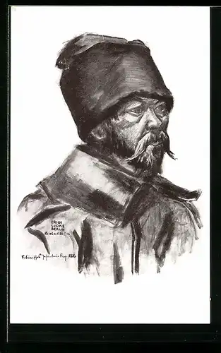 AK Kriegsgefangener Russe, Portrait