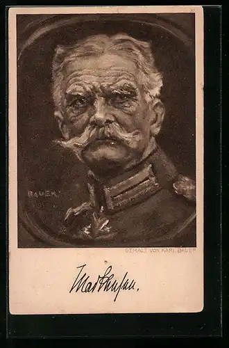 Künstler-AK Generalfeldmarschall von Mackensen