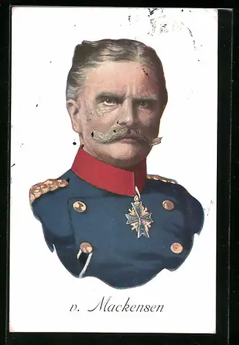 AK Porträt General von Mackensen