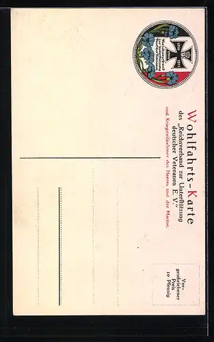 AK Heerführer Generaloberst von Heeringen, Podest-Portrait