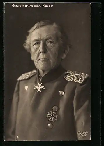 AK Heerführer, Generalfeldmarschall v. Haeseler