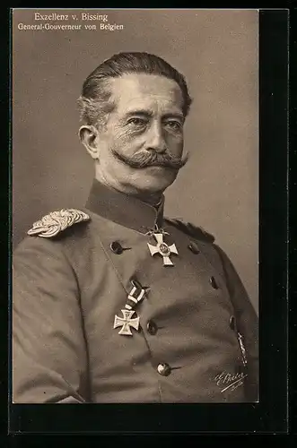 AK Heerführer Exzellenz v. Bissing, General-Gouverneur von Belgien