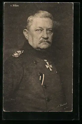 AK Heerführer v. Bülow im Portrait