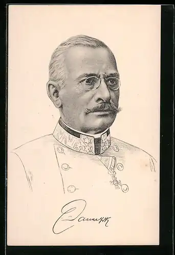 AK Heerführer General Dankl in Uniform