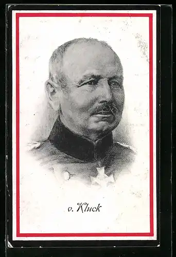 AK Heerführer v. Kluck im Portrait