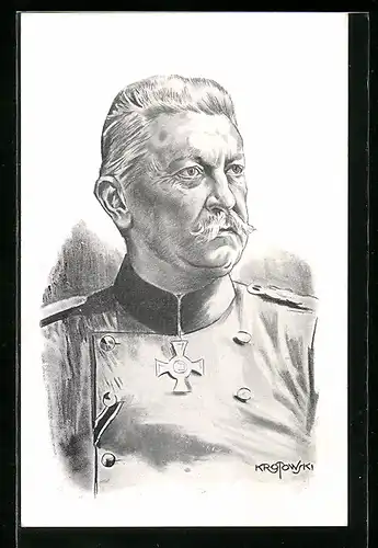 AK Portrait von Generalfeldmarschall von Bülow mit Orden