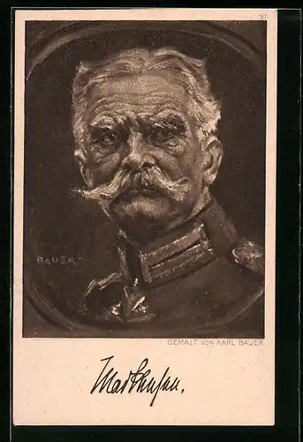 Künstler-AK Generalfeldmarschall von Mackensen