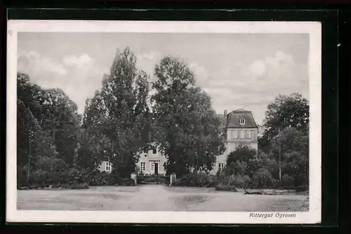 AK Ogrosen, Rittergut im Grünen