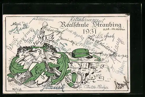 AK Straubing, Realschule, 1931, Absolvia