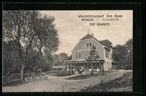 AK Siegburg, Waldrestaurant Jos. Huhn Hof Uhlrath