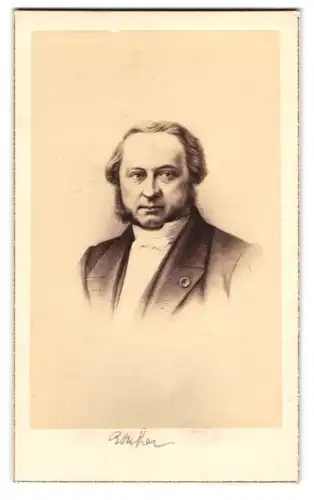 Fotografie Neurdein, Paris, Portrait Eugène Rouher, französicher Staatsminister unter Napoleon III.