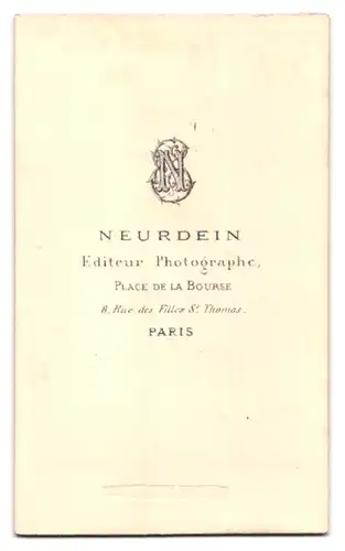 Fotografie Neurdein, Paris, Portrait Louise d`Orleans, Königin der Belgier, Frau von Leopold I. König der Belgier